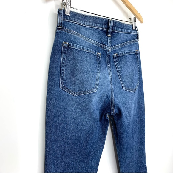 Banana Republic High Rise Straight Jeans Classic Style Medium Wash Size 28 - Picture 8 of 16